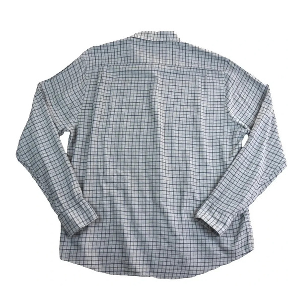 FAHERTY || Men's Soft Light Flannel Ash Grey Plaid Size XL *Small flaws* - Picture 3 of 10